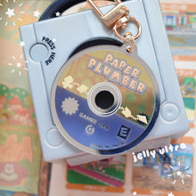 Paper Plumber Disc Mirror Acrylic Charm - 2 inches