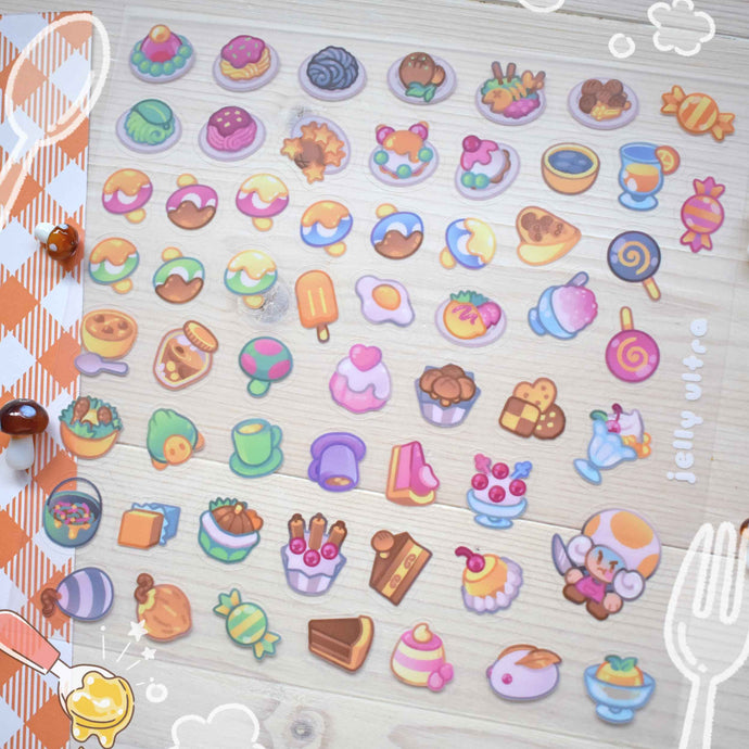 What's Cooking? - Clear Matte Sticker Sheet