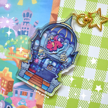 Dragon's Castle Acrylic Shaker Charm - 3.5 inches