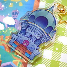 Dragon's Castle Acrylic Shaker Charm - 3.5 inches