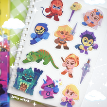 Saturday Morning Rulers! - Clear Matte Sticker Sheet