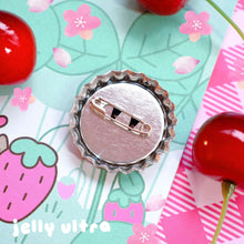 Strawberry Milk - Bottlecap Pin