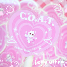 C.O.A.T. Clear Vinyl Sticker