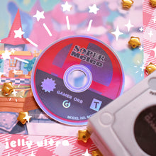 Fighting Game Disc Holographic Vinyl Sticker