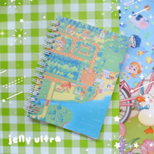 Farming Town Map - Small Re-Usable Sticker Book