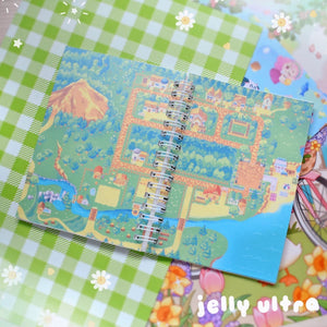 Farming Town Map - Small Re-Usable Sticker Book
