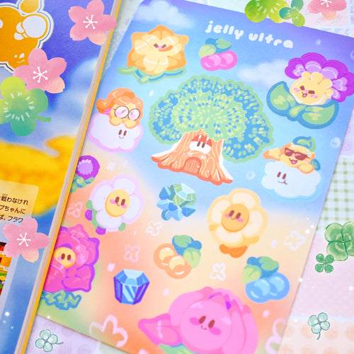 Flower Fields - Sticker Sheet