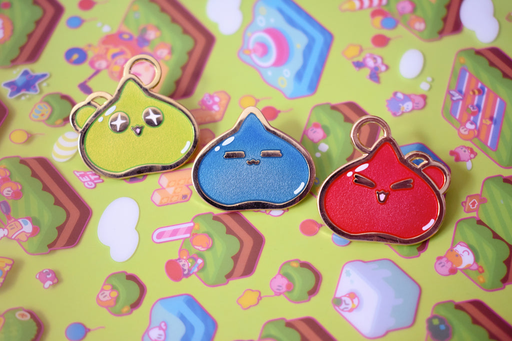 Slime Trio Enamel Pin Set – Jelly Ultra