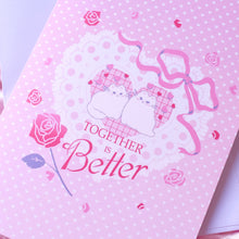 Together is Better ♡ Purr-fect Pair - Greeting Card with Envelope