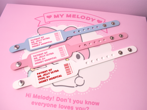 Pink Hospital Band - PVC Bracelet