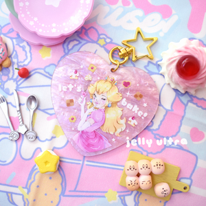 Let's Bake! Pearlescent Pink Keychain - 7cm