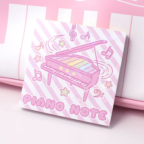 Piano Note Memo Pad