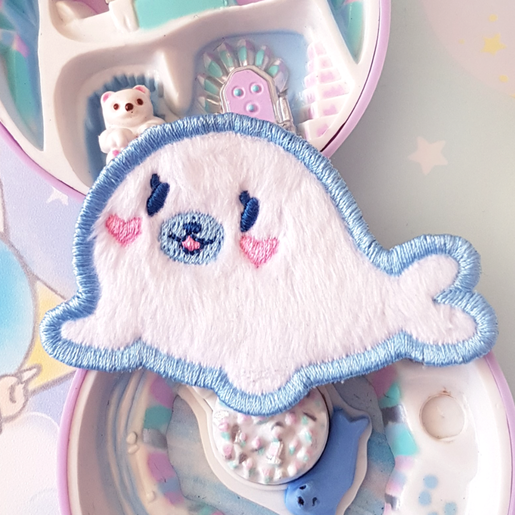 Fuzzy Baby Seal Patch (sew-on)