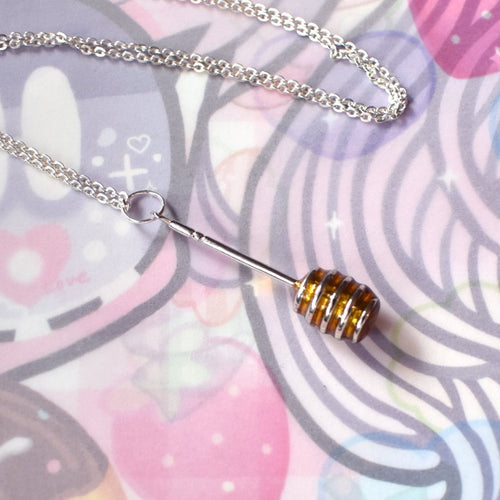 *Made To Order* Honey Dipper Necklace - Silver