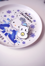 Snow Cat Enamel Pin